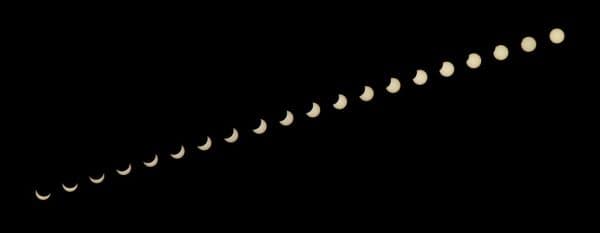 Wetterprognose für partielle Sonnenfinsternis am Mittwoch