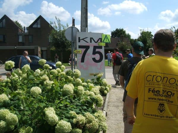 Dodentocht blijft 100 kilometer lang ondanks hitte