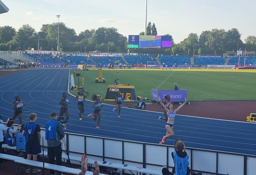 Romell Glave conquista o título europeu dos 100m masculinos com o colega Jeremiah Azu